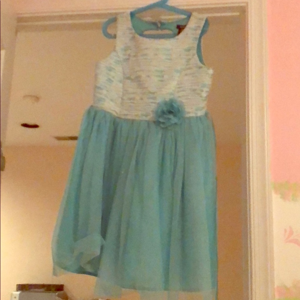 Girls mint green dress